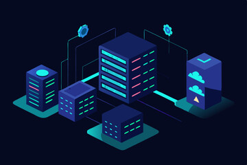 abstract city background vector