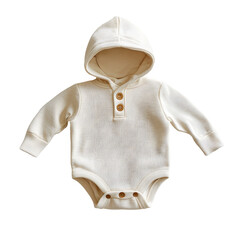 Organic Cotton Baby Clothes on White Background Eco Friendly Soft Textures