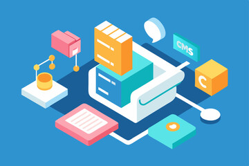 Obraz premium flat icons for business and finance