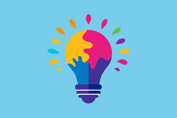light bulb idea concept illustration