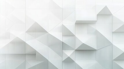 Minimalistic Geometric Pattern Overlapping Triangles Soft Ambient Light Shadows