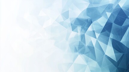 Obraz premium Abstract Geometric Blue and White Polygonal Background