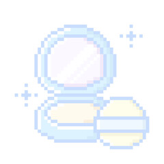 ピクセルアートなファンデーション★PNG