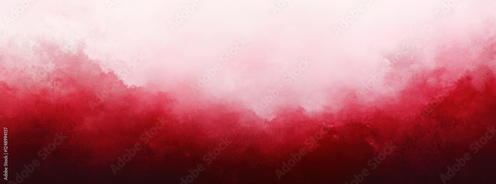 Aufkleber Red and Pink Abstract Gradient Background with Soft Hazy Border and Textured Design
