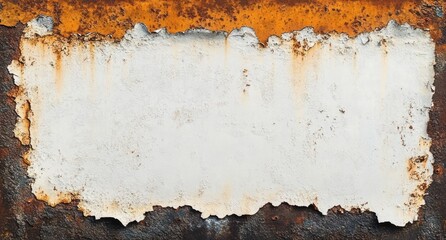 Grunge Texture Background with Rusted Metal Peeling Paint Vintage Style Industrial Aged Distressed Surface
