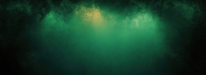 Fototapeta premium Dark Emerald Green Abstract Background with Black Shadows and Grunge Texture for Elegant Designs
