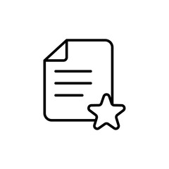 Best file outline icons, minimalist vector illustration ,simple transparent graphic element .Isolated on white background