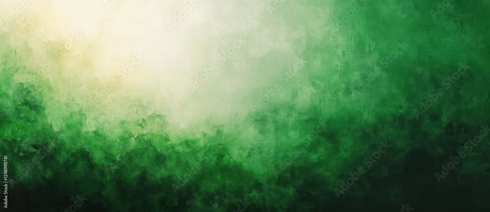 Poster abstract green watercolor background with hazy sky gradient texture and textured design for christma