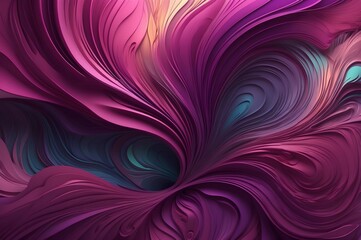 Obraz premium 3D Design Hintergrund Grafik - Boho Style - Irisierendes Magenta