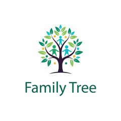 Family tree logo