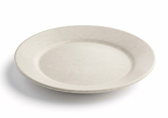 Empty white plate