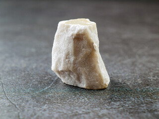 Close-up of marble stone on gray background