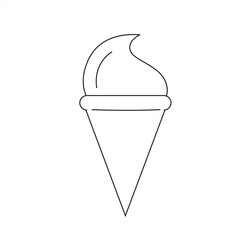 icon ice cream vector illustration