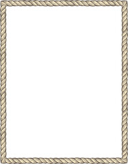 frame of rope border