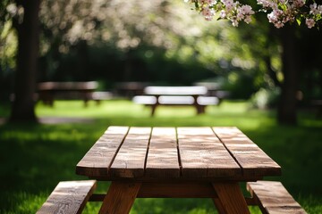 Naklejka premium Enjoying nature outdoor picnics at community park green spaces
