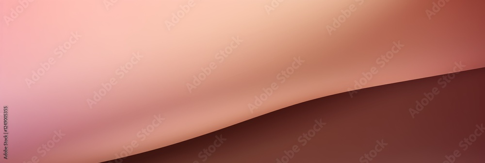 Poster gradient background banner with soft curves in warm tones suitable for various design applications