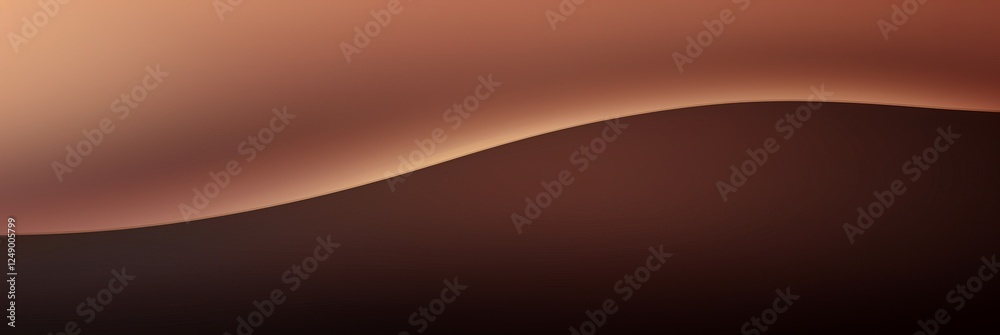 Poster gradient background with smooth curves creating a serene and modern banner design