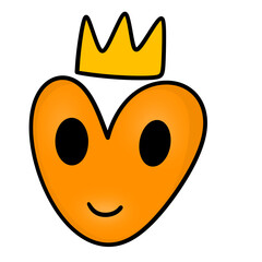 heart happy smiley face