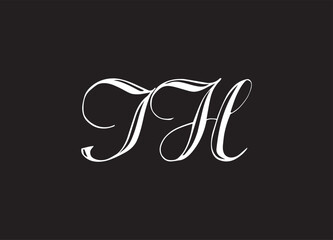 IH letter logo and initial logo design
