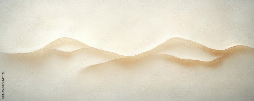 Poster minimalist abstract artwork soft cream background zen inspired tranquility simplicity distressed tex