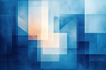 Obraz premium Abstract Blue and White Geometric Pattern with Contemporary Art Texture and Gradient Design Elements