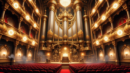 Obraz premium anime wallpaper abstract illustration background..