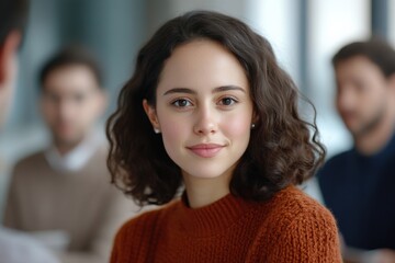 businesswoman in a meeting