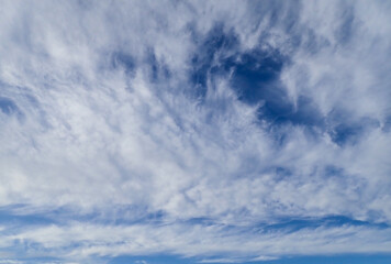 sky, blue, cloud, background, nature, summer, landscape, clouds, sunlight, white, sky clouds, light, environment, weather, climate, bright, cloudy, blue sky, clear, horizon, heaven, sunny, day, fluffy
