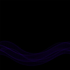 Abstract background with blue wave. Eps 10
