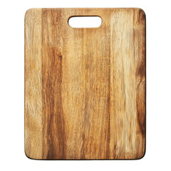 Rustic Wooden Cutting Board with Smooth Surface and Handle