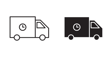 Fast shipping delievery truck