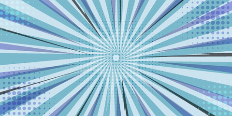Abstract blank comic background. Comic explosion, banner. Pop art retro style. Cartoon vector illustration.