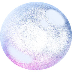 Glowing Purple Bubble sea illustration
