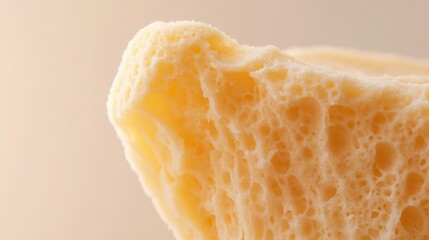 food texture concept. Close-up of a natural sponge with a soft texture.