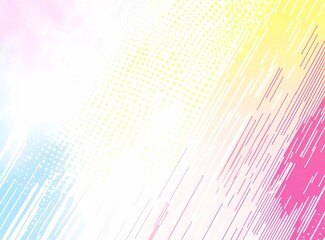 Pastel-colored background with a halftone pattern on white, featuring a gradient of light rainbow colors with a soft glow effect and subtle noise texture for an abstract vector illustration style.