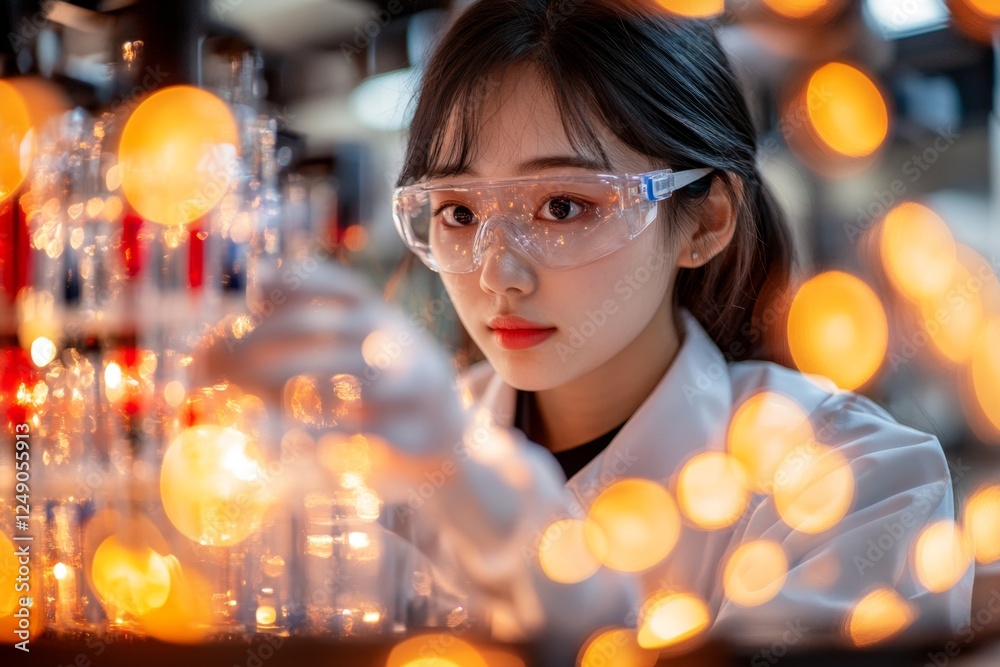Poster a research assistant compiling statistical data for a groundbreaking scientific study