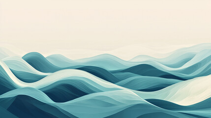 Fototapeta premium abstract blue wave background