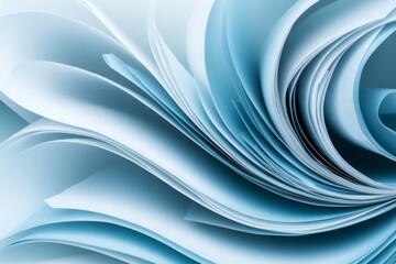 Fototapeta premium A ultra-detailed close-up of a printed research paper with a clearly bolded topic title at the top