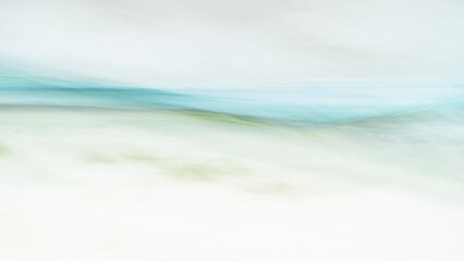 An ICM (intentional camera movement) and double-layer photography on the beach of  Ameland, one of the Wadden Islands - the Netherlands