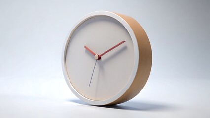 Elegant clock design modern interior product photography minimalist environment close-up view time concept