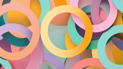 Obraz premium abstract background with circles