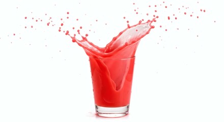 red juice splash 
