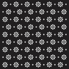 seamless pattern with snowflakes