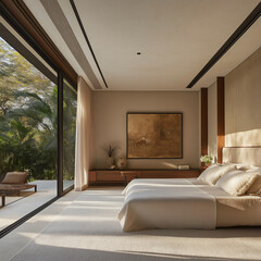 Modern Brazilian House with Minimalist Architecture and Tropical Elegance