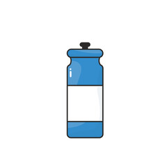 blue and black gym icon illustration