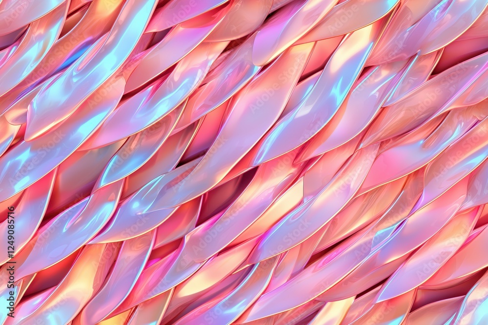 Wall mural creating seamless holographic texture patterns digital art abstract environment vibrant viewpoint ra