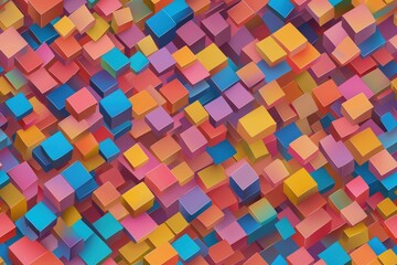 Vibrant pixelated mosaic texture retro game style digital background colorful environment abstract viewpoint seamless tile pattern