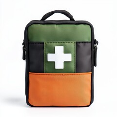 Compact First Aid Kit with Colorful Design and Durable Material