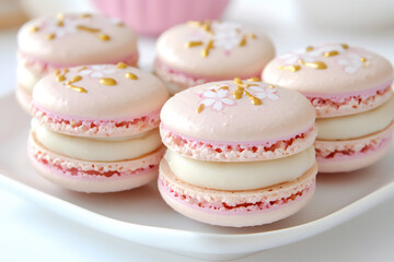 Fototapeta premium sakura macarons interior
