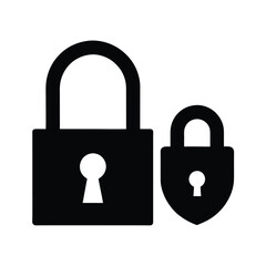 lock icon vector illustration